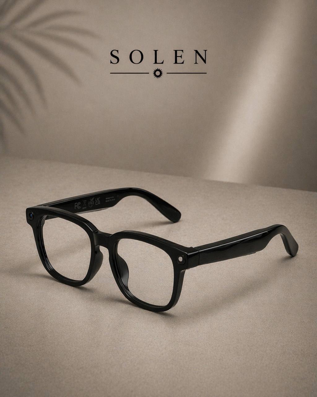 SOLEN Smart Glasses with HD Camera and Bluetooth Audio