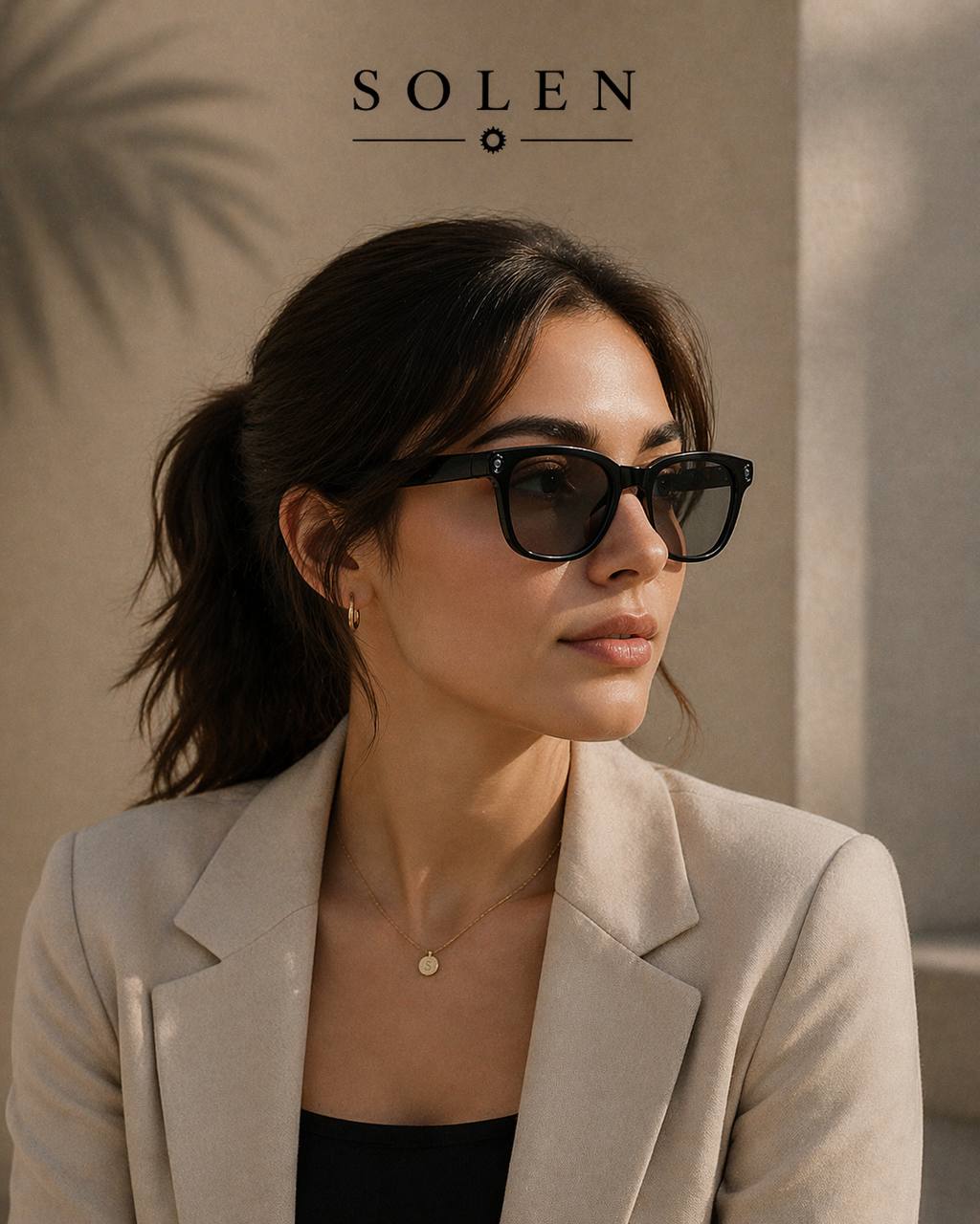 SOLEN Smart Glasses with HD Camera and Bluetooth Audio