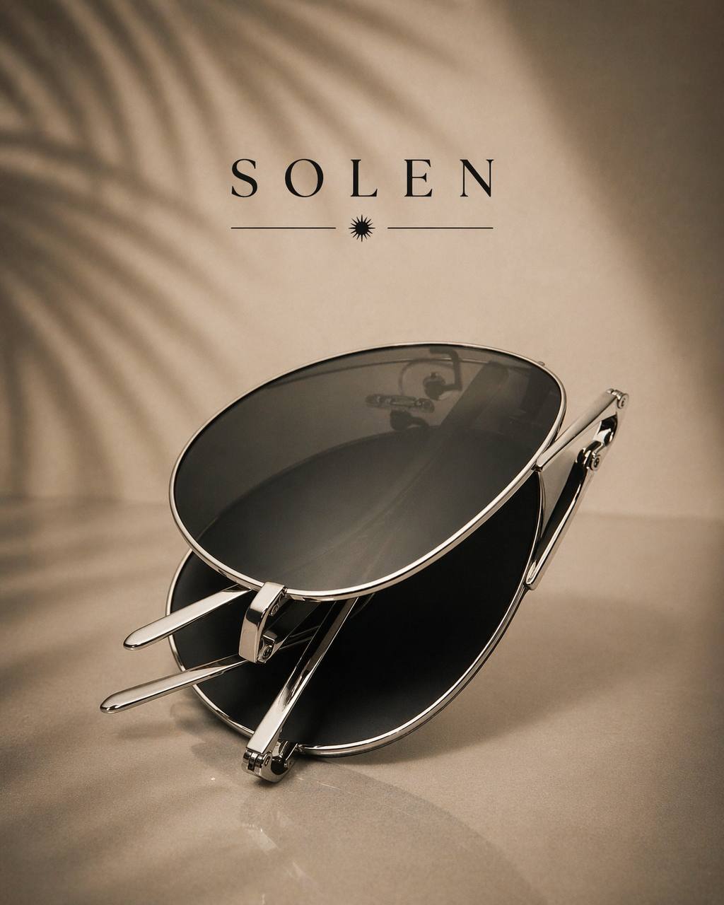 SOLEN Foldable Titanium Polarized Sunglasses – Ultra Lightweight UV400 Protection
