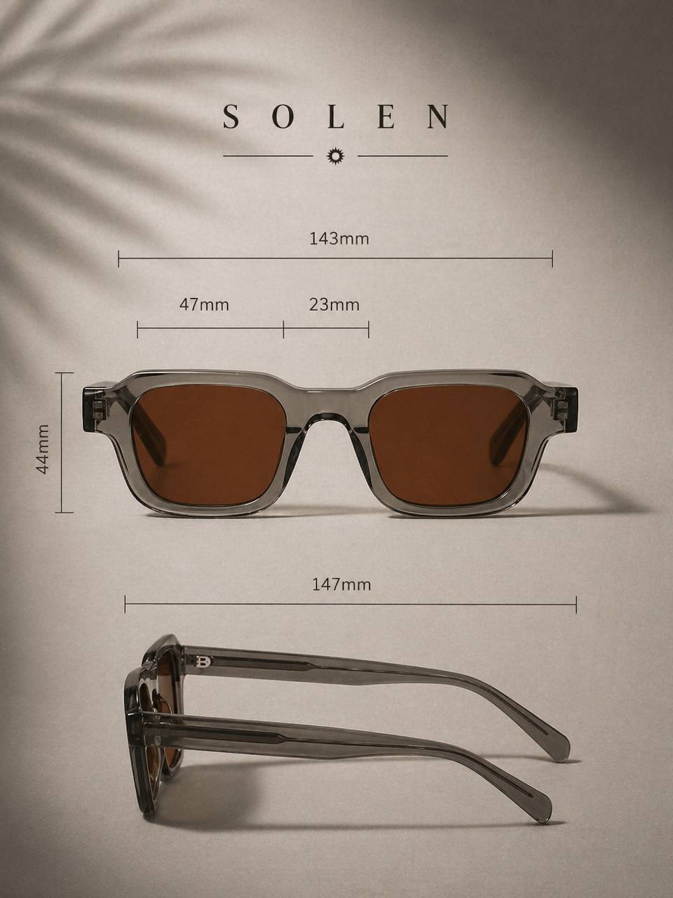 SOLEN Premium Minimal Sunglasses