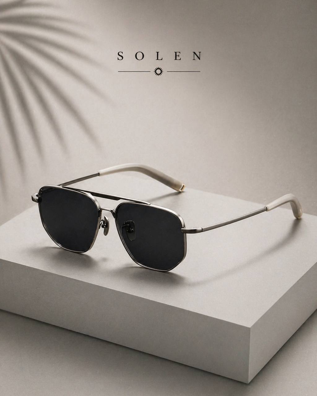 SOLEN Rimless Sunglasses – UV Protection