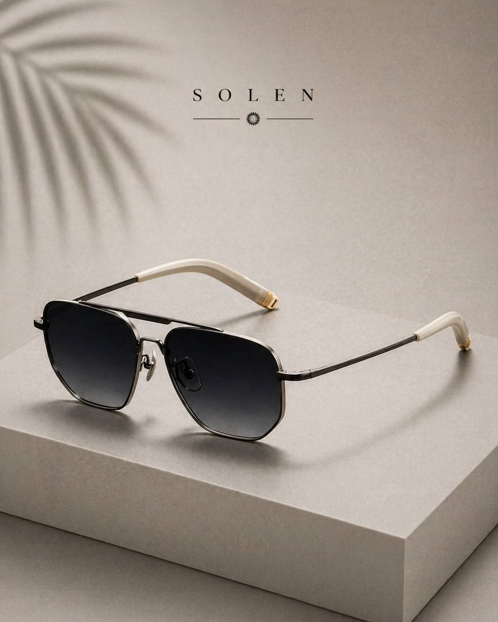 SOLEN Rimless Sunglasses – UV Protection