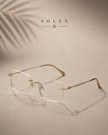 SOLEN™ Minimal Titanium Blue Light Glasses