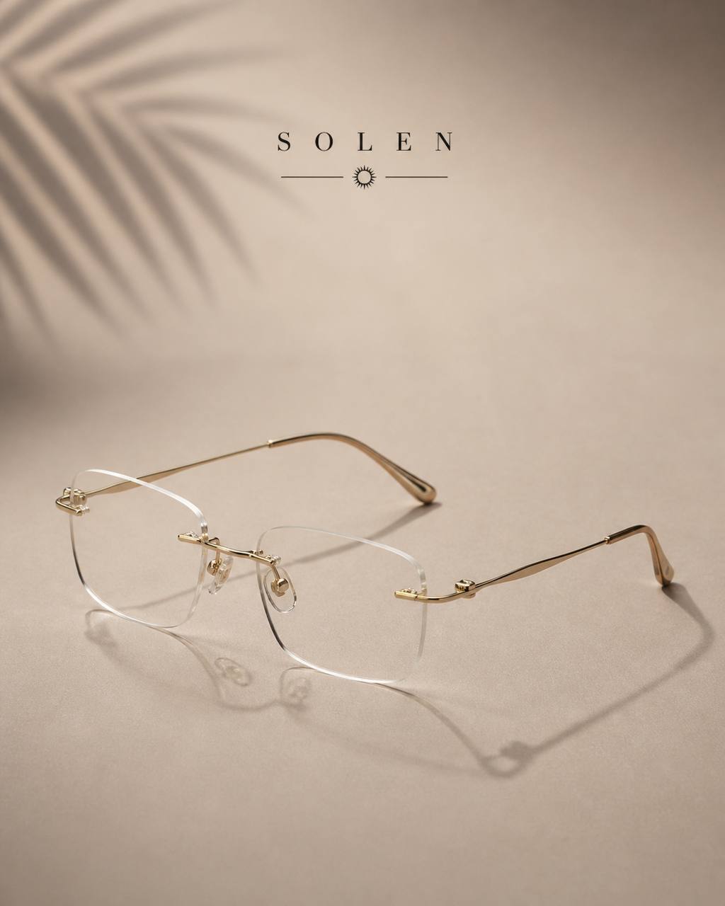 SOLEN™ Minimal Titanium Blue Light Glasses