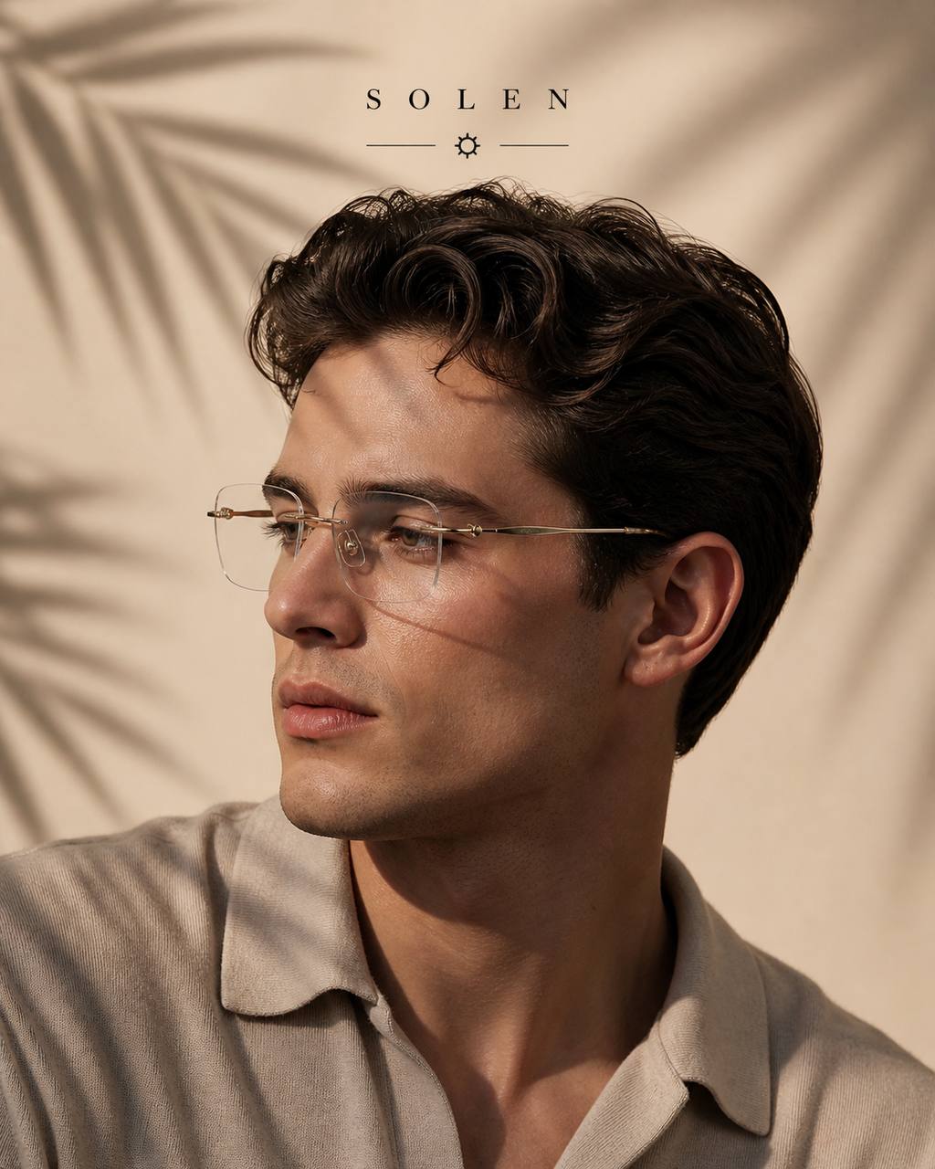 SOLEN™ Minimal Titanium Blue Light Glasses